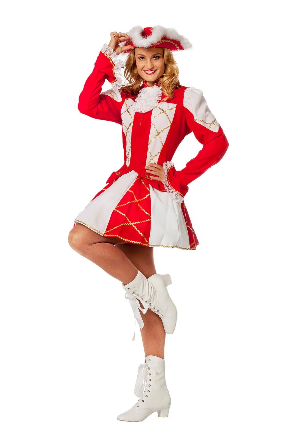 Dansmarietje bi-stretch - rood
