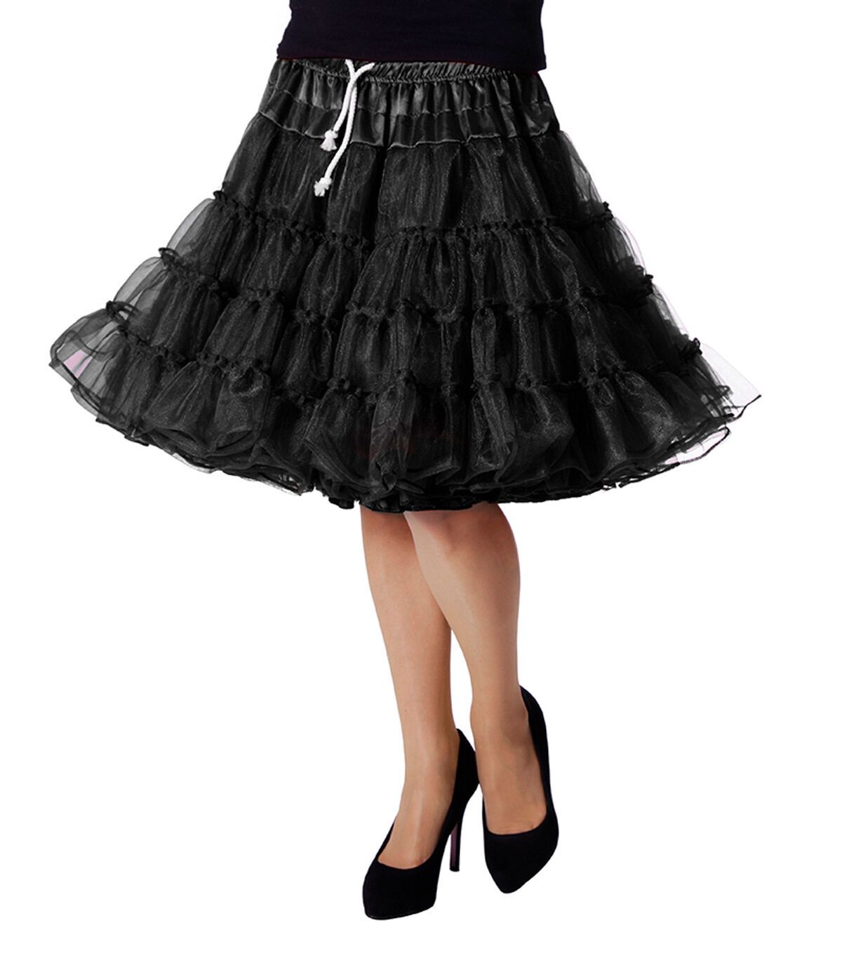 Petticoat luxe - Zwart