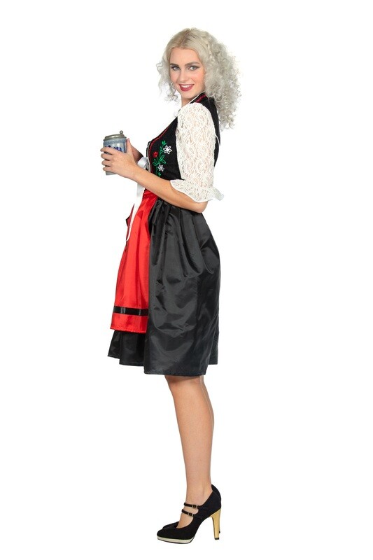 Dirndl jurk -Rood