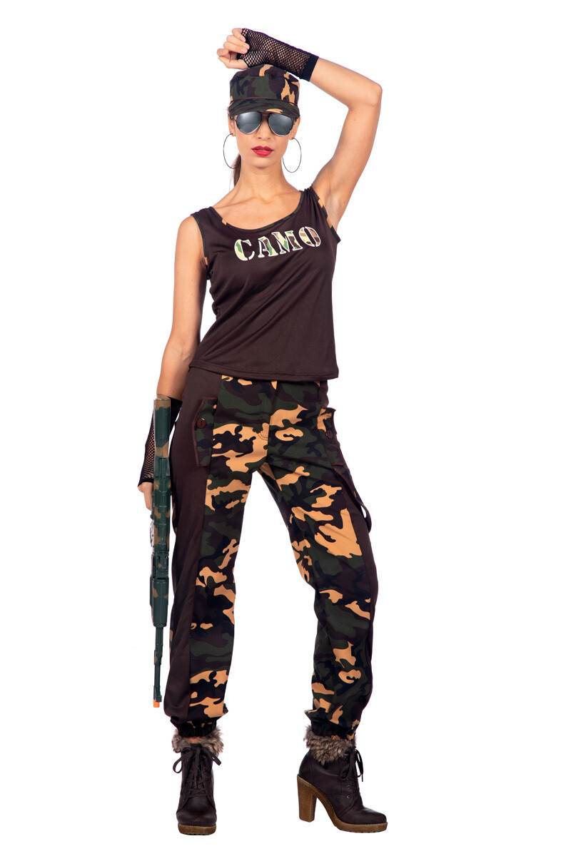Camo girl -Groen