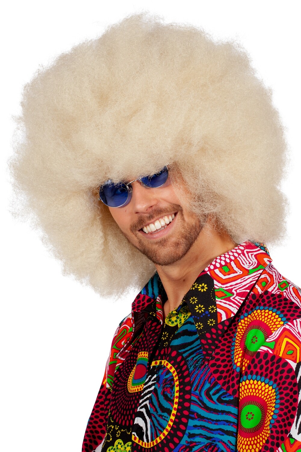 Pruik Super hair blond