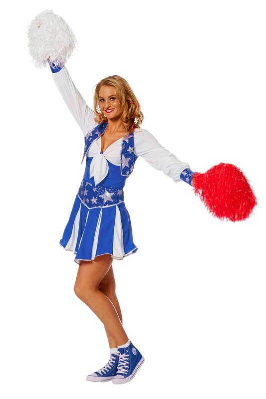 Cheerleader Luxe Blauw