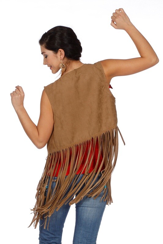 Vestje Indiaan / Blouse Ecru