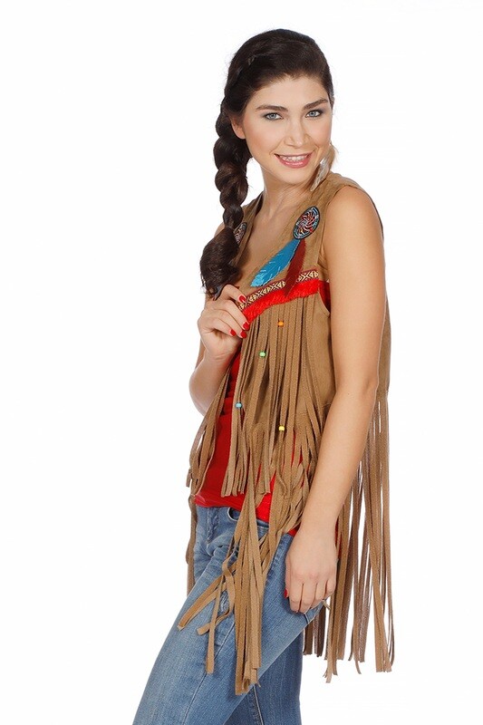 Vestje Indiaan / Blouse Ecru