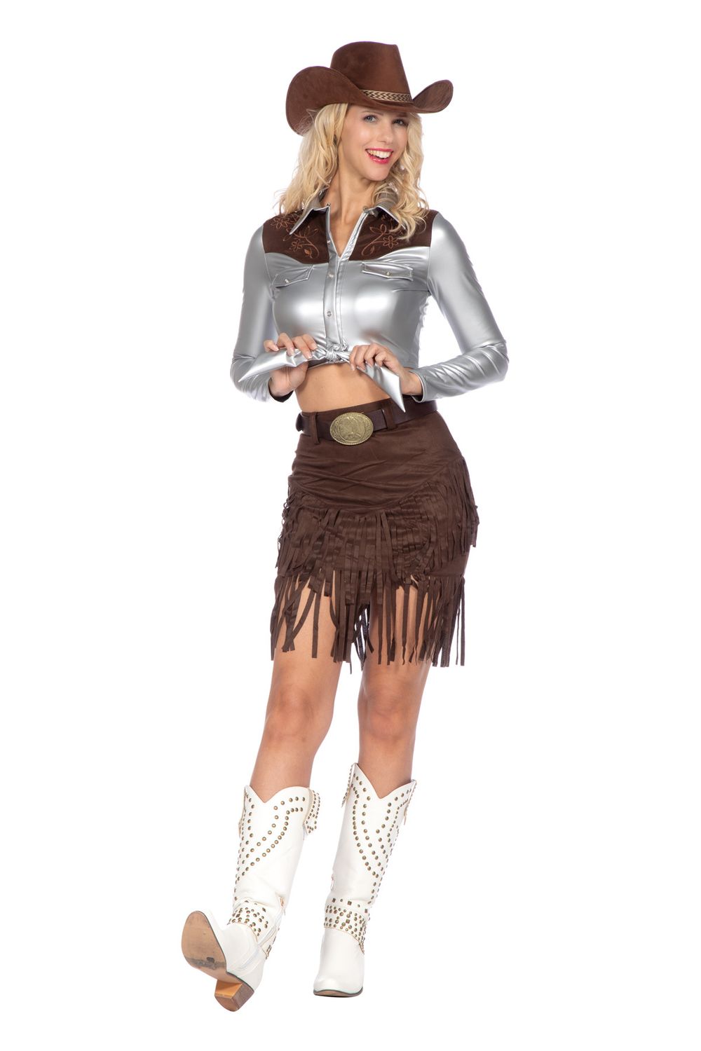Cowgirl silver brown