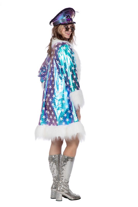 Sterren jas blauw