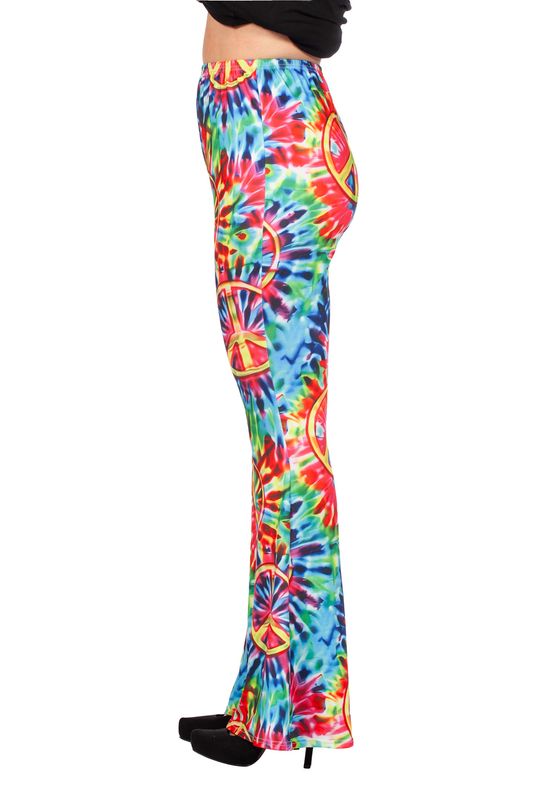 Hippie broek PEACE tie-dye