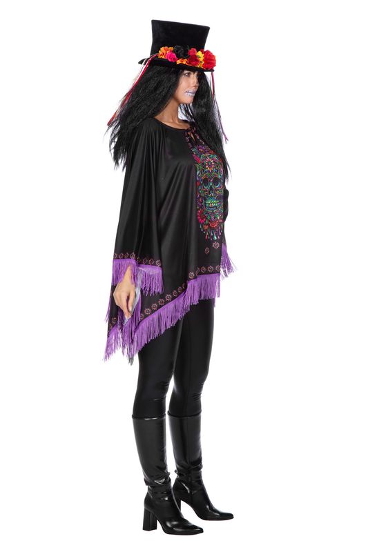 day of dead poncho