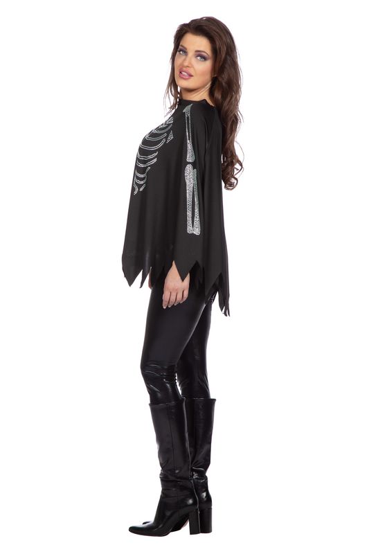 poncho sketet met strass