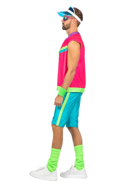 Sportieve aerobic set neon