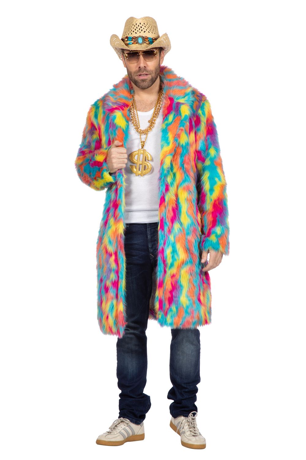 Bontjas multicolour lang