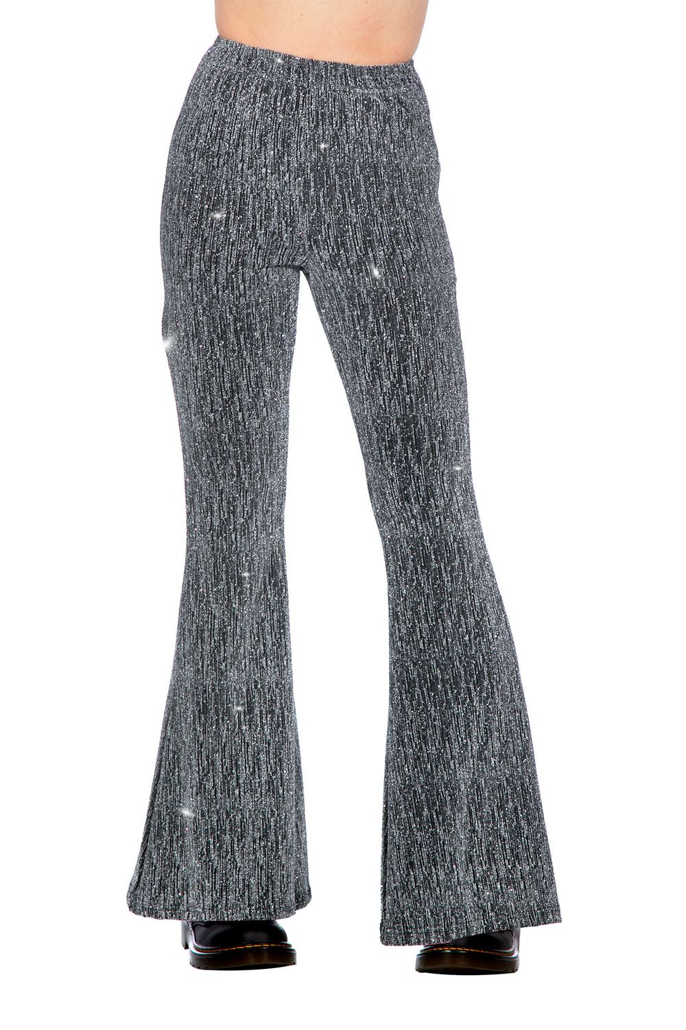 Party glitter broek flared