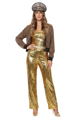 Party glitter jasje goud