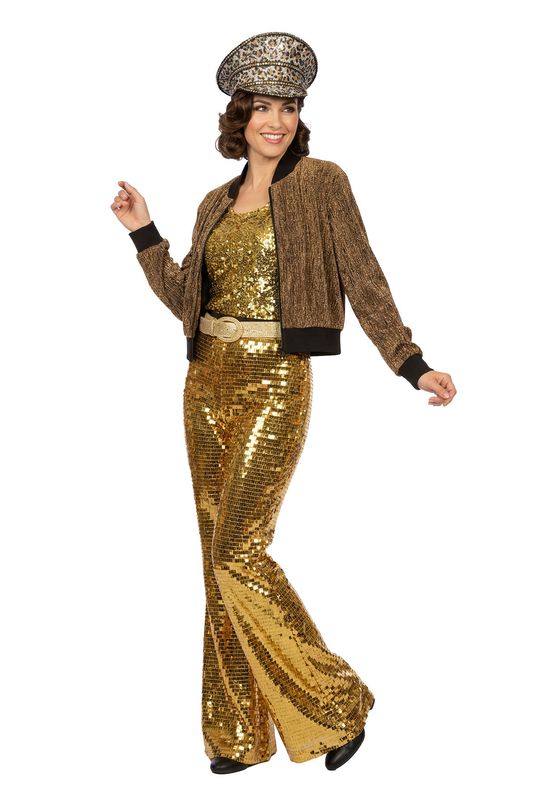 Party glitter jasje goud