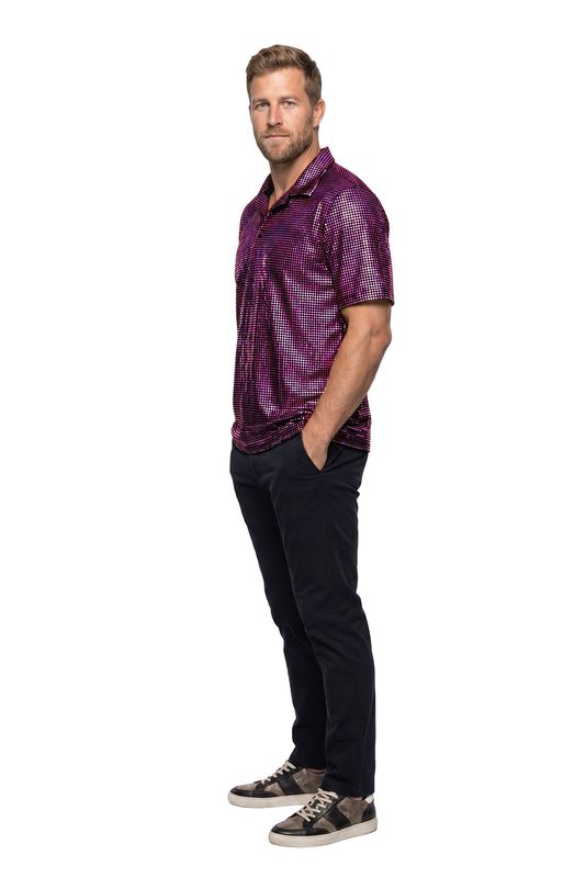 Polo velvet met glitter