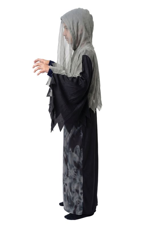 Halloween geest outfit met capuchon