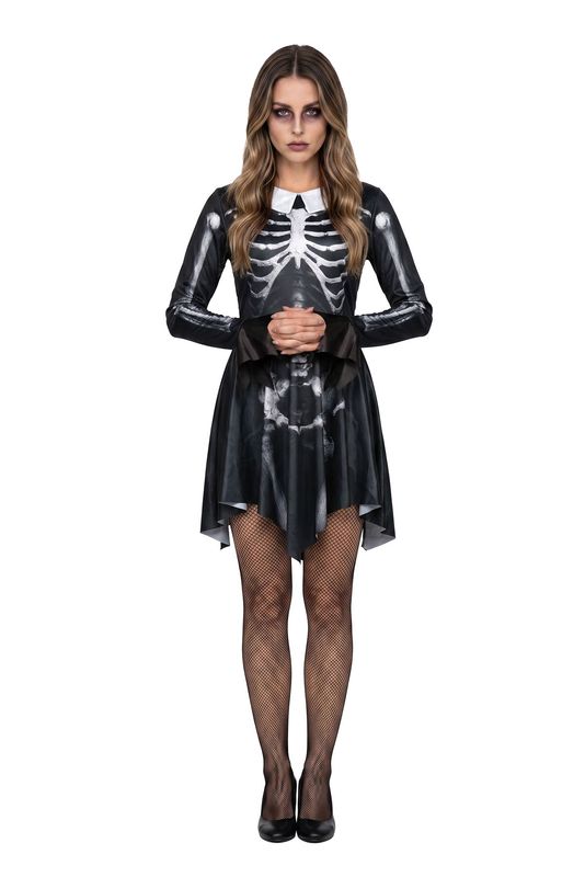 Halloween jurk skelet