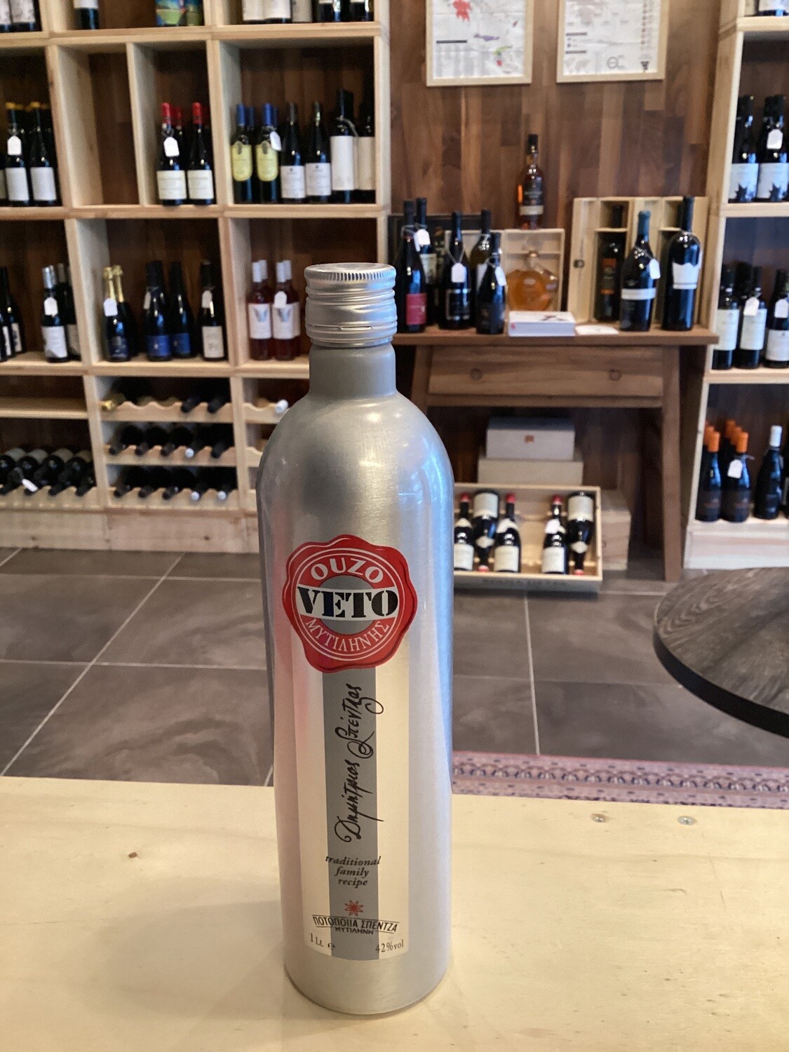 OUZO VETO (1L.), SPENTZAS DISTILLERY