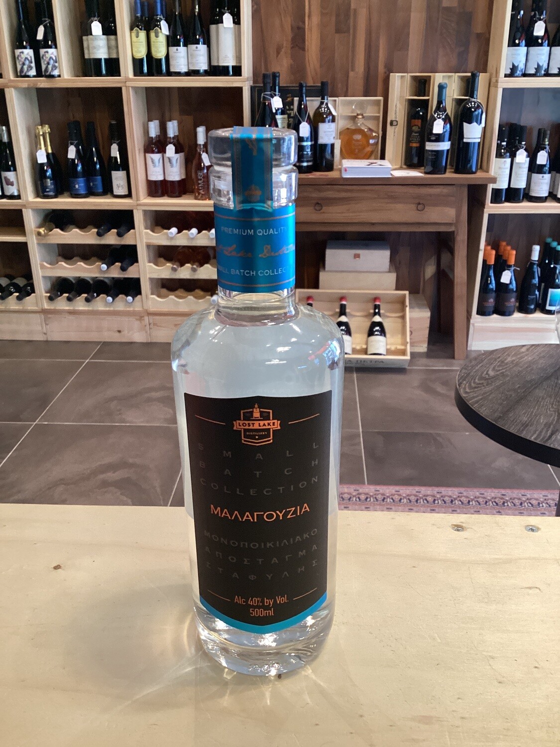 TSIPOURO MALAGOUSIA-(500ml), LOST LAKE DISTILLERY