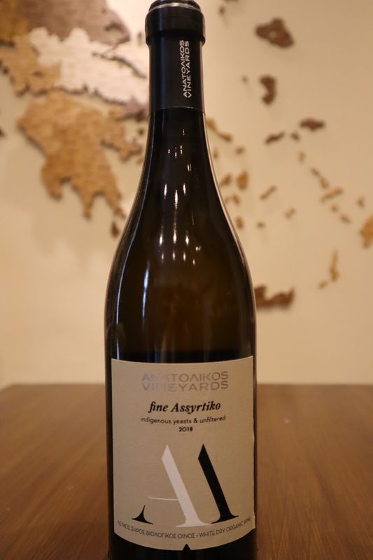 Fine Assyrtiko Anatolikos Organic.