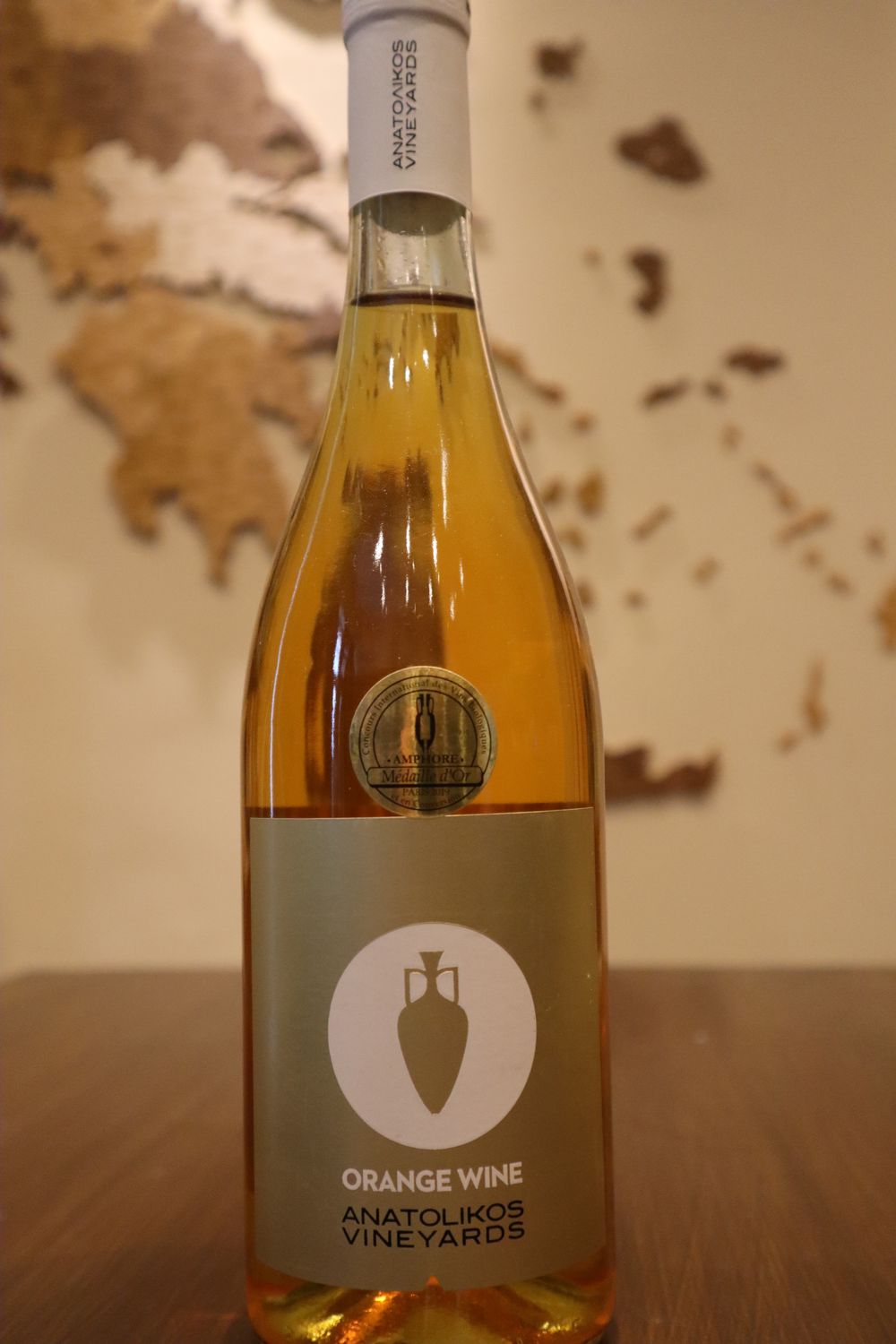 Anatolikos natural orange wine