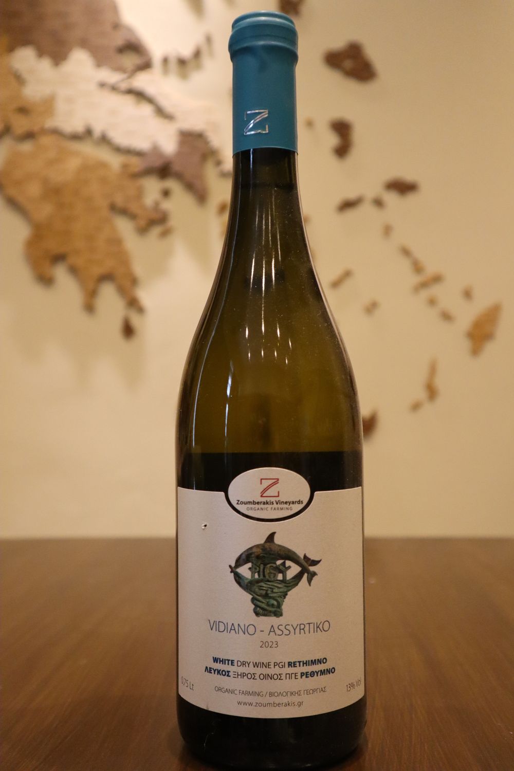 Rithymno Blanc, organic Assyrtico &amp; Vidiano