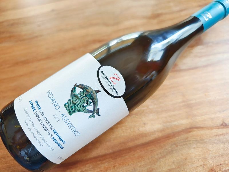 Rithymno Blanc, organic Assyrtico &amp; Vidiano