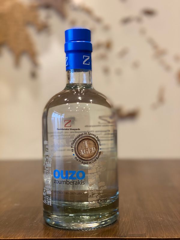 Zoumberaki First Aged Ouzo in the world 700ml 42%vol