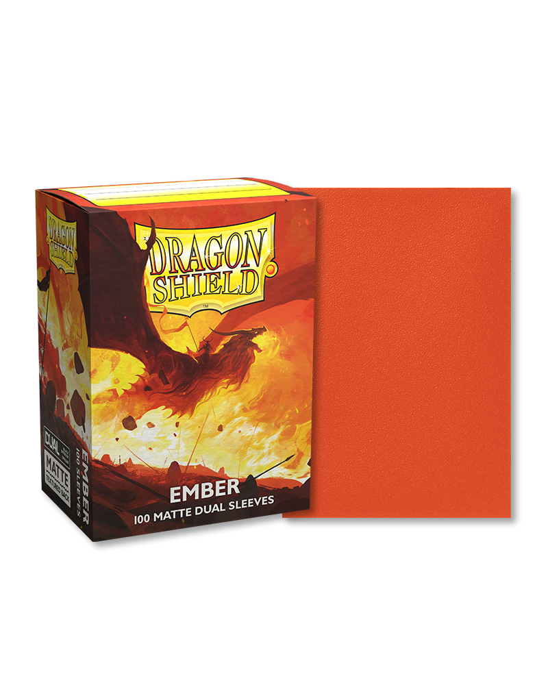 Dragon Shield - Dual Matte Sleeves - Ember (100 stuks)