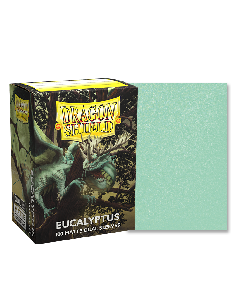 Dragon Shield -  Dual Matte Sleeves - Eucalyptus (100 stuks)