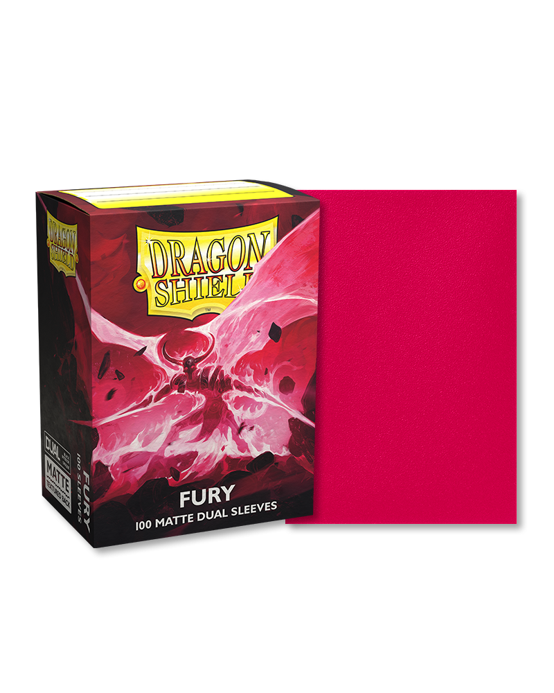 Dragon Shield - Dual Matte Sleeves - Fury (100 stuks)