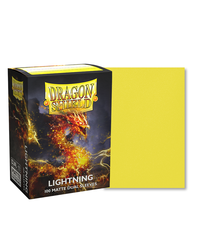Dragon Shield - Dual Matte Sleeves - Lightning (100 stuks)