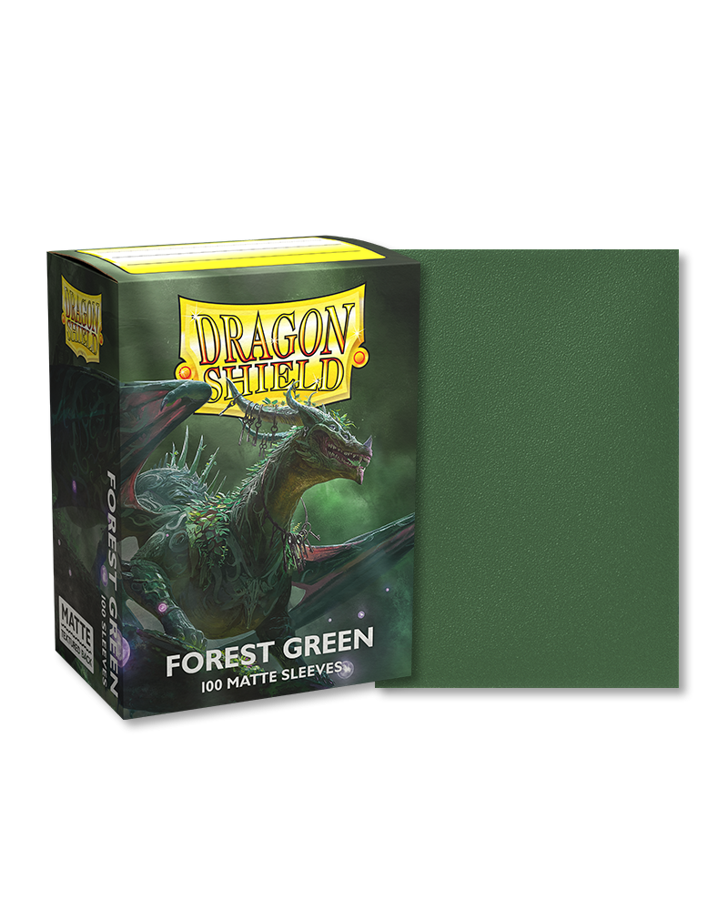 Dragon Shield - Matte Sleeves - Forest Green (100 stuks)