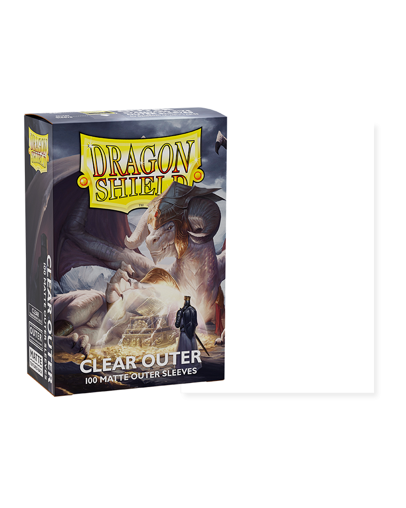 Dragon Shield - Outer Sleeves - Clear Matte (100 stuks)