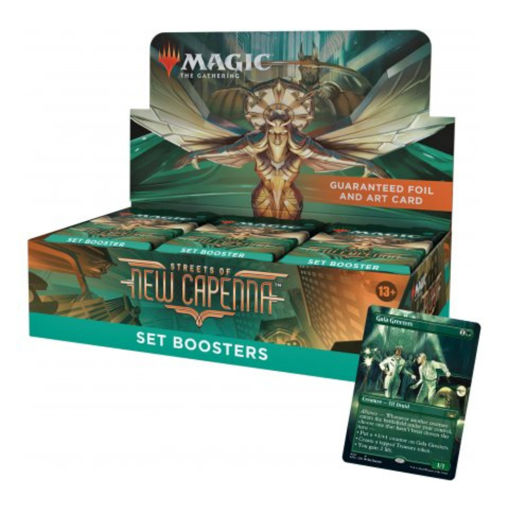 STREETS OF NEW CAPENNA: Set Booster display (incl. foil box topper)