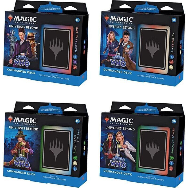 Universes Beyond: Doctor Who - commander deck set (set van 4 decks)