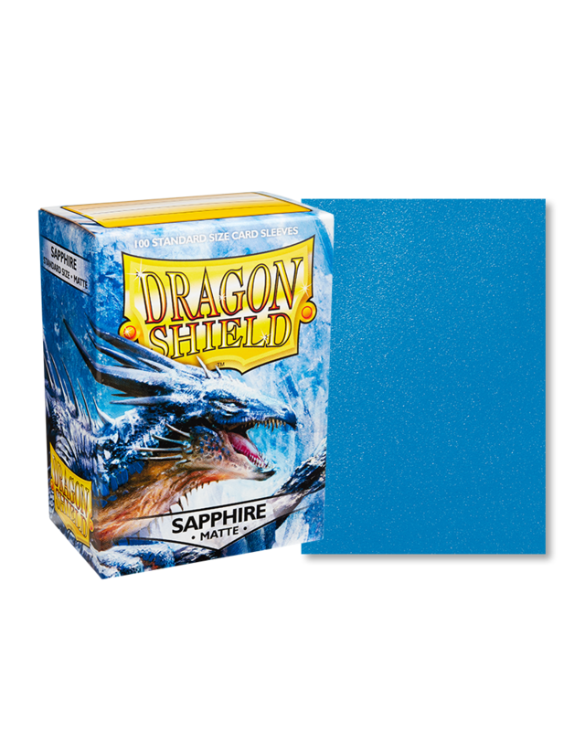 Dragon Shield - Matte Sleeves - Sapphire (100 stuks)