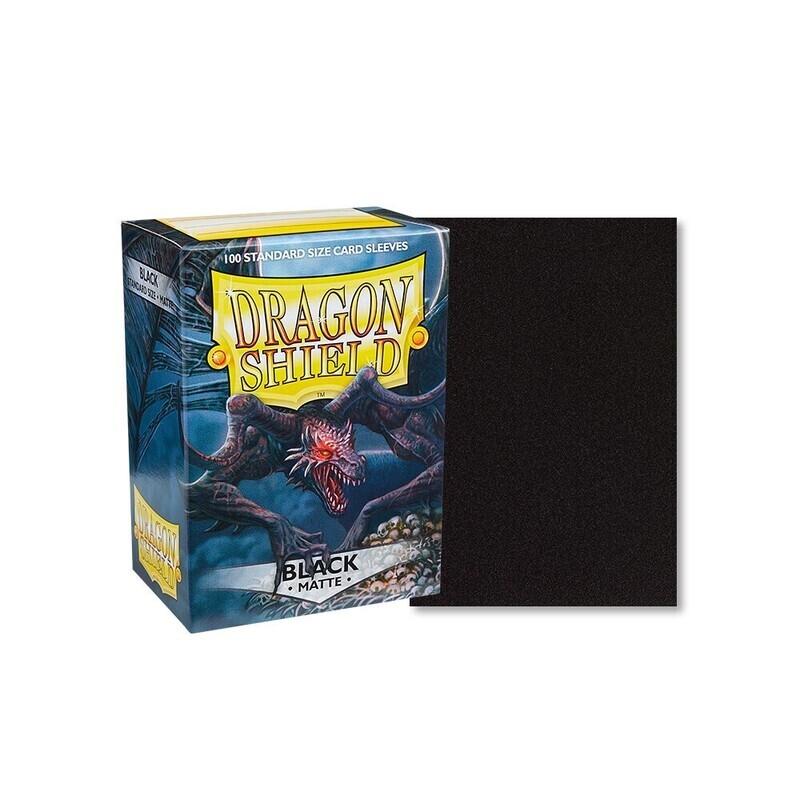Dragon Shield - Matte Sleeves - Black (100 stuks)