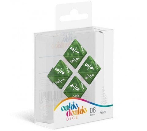 Oakie Doakie Dice Set D8 Goyf Marble: Green (4 stuks)