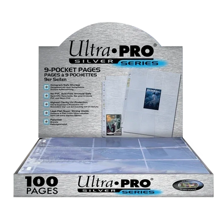 Ultra Pro Silver Series 9-pocket page (100pc)