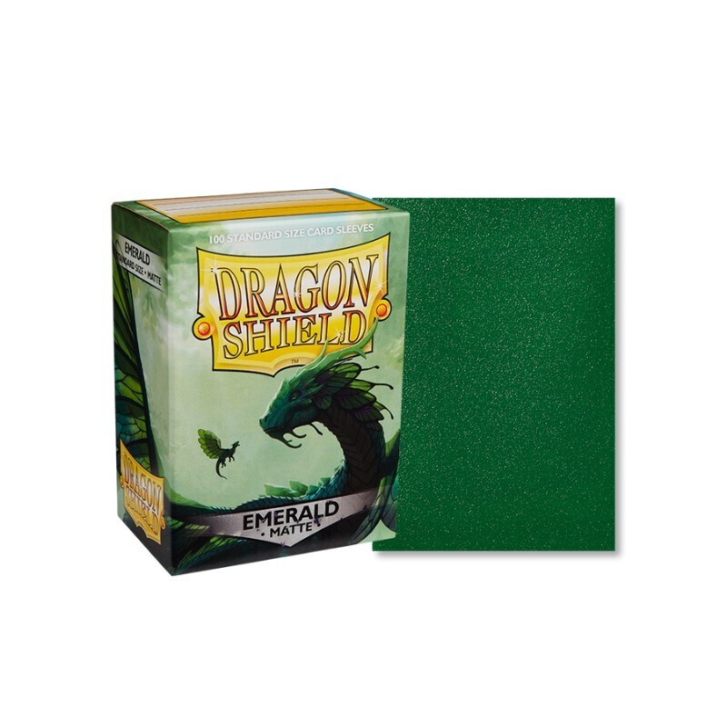 Dragon Shield - Matte Sleeves - Emerald (100 stuks)