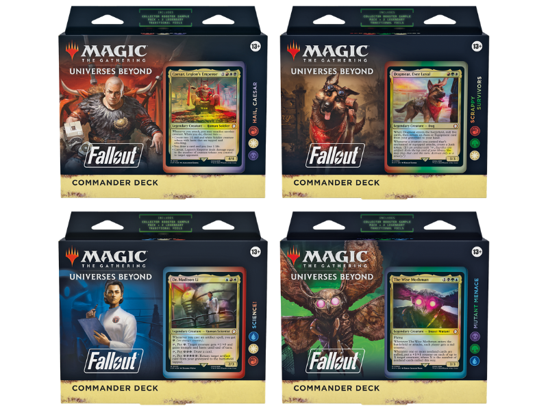 Fallout - commander deck set (set van 4 decks)