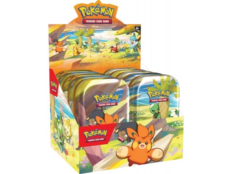 Pokémon TCG - Paldea Friends - Mini Tin Collection Display