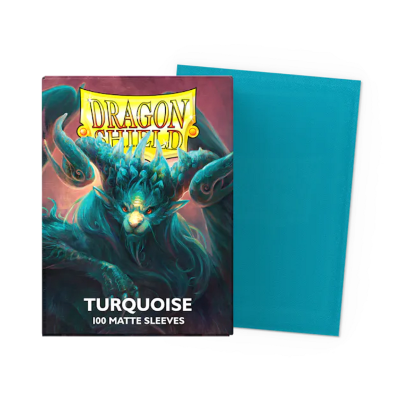 Dragon Shield - Matte Sleeves - Turquoise (100 stuks)