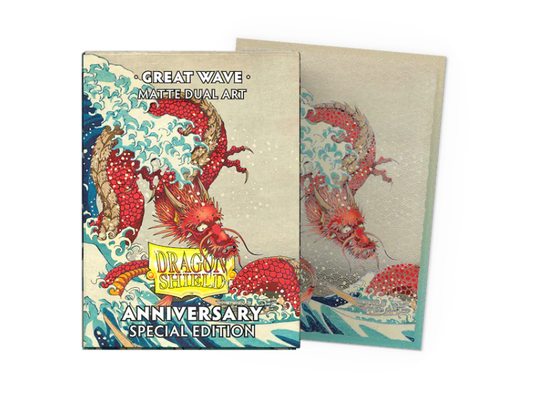 Dragon Shield - Dual Matte sleeves - Great wave (100 stuks)