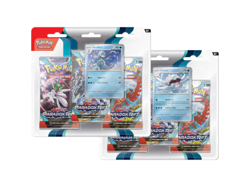 Pokémon TCG - Paradox Rift - 3-Pack blister Cetitan of Arctibax (Random Blister)