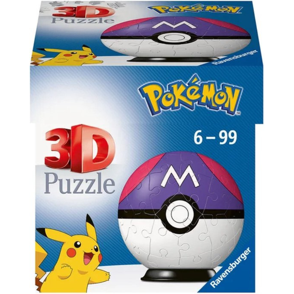 Ravensburger 3D Puzzel Pokémon Pokéball Masterball