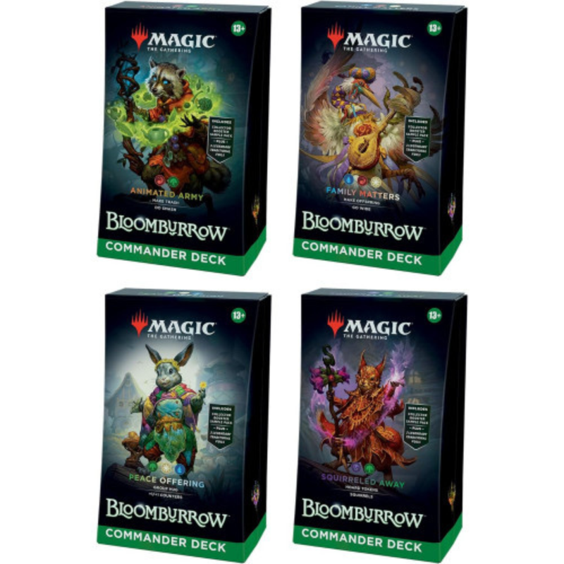 Bloomburrow - commander deck set (set van 4 decks)