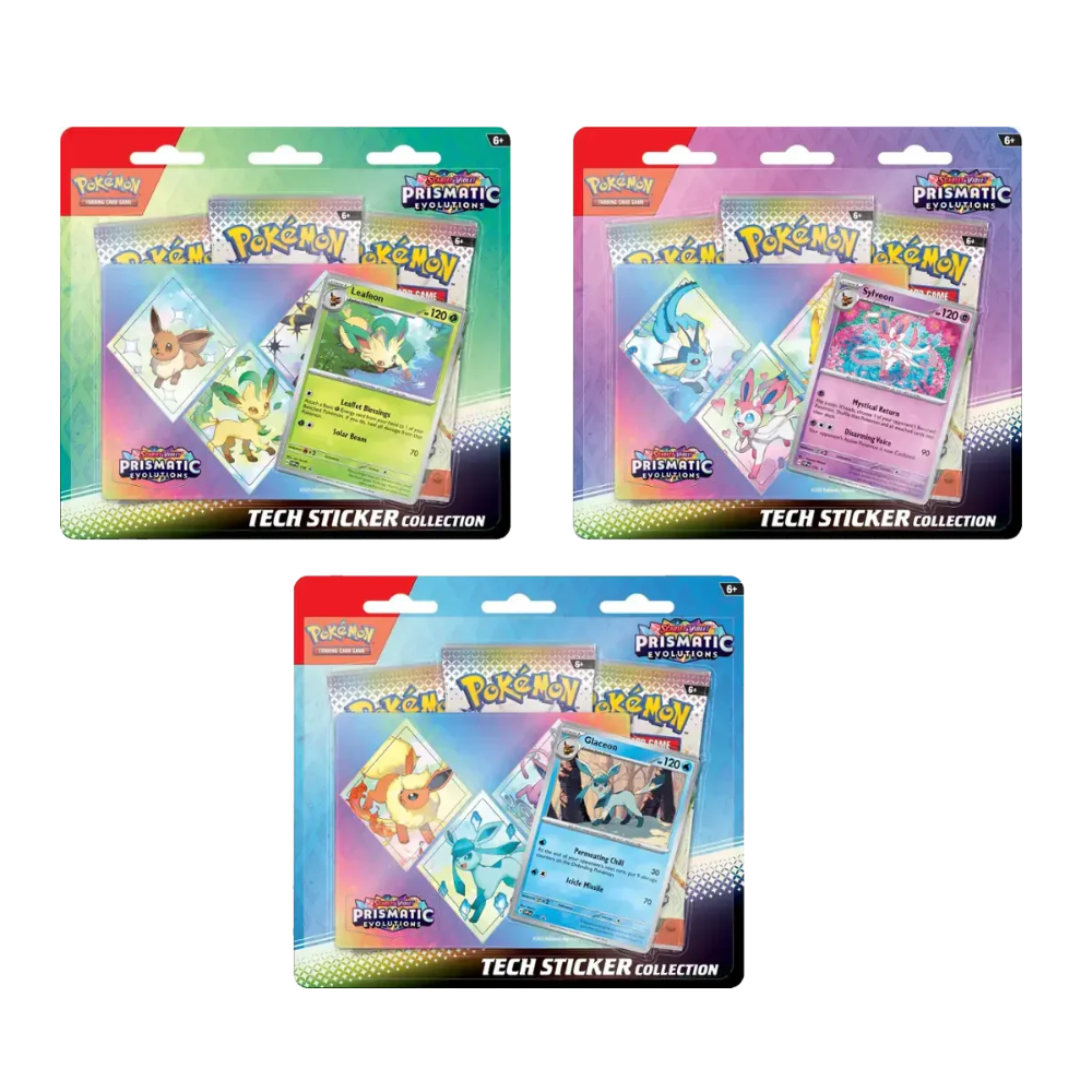 Pokémon TCG - Prismatic Evolutions - Tech Sticker (random versie)