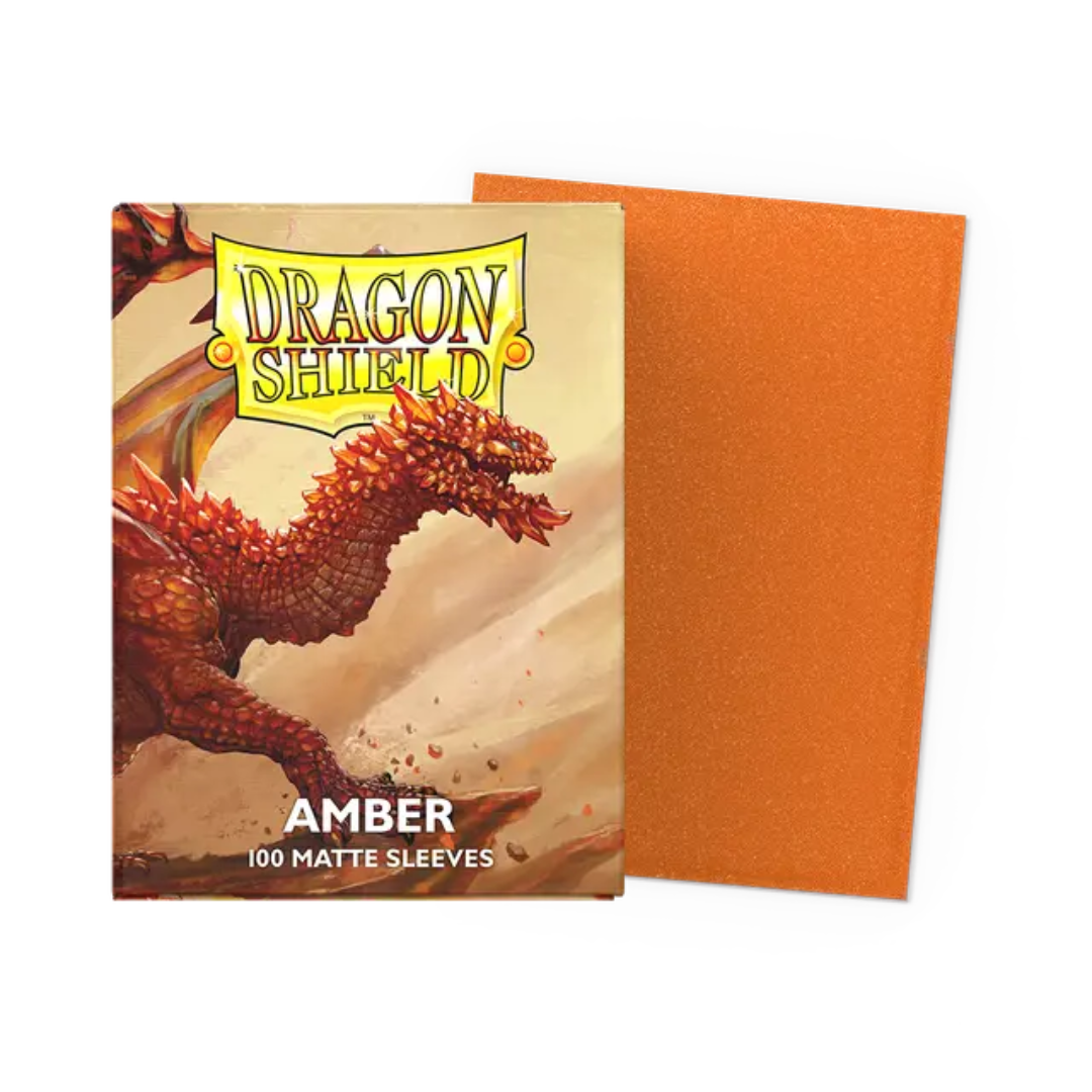 Dragon Shield - Matte Sleeves - Amber (100 stuks)